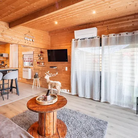 Domek alpejski Le Chalet Des Pins Avec Spa - Terrasse - Parking - Clim - Wifi Sanchey