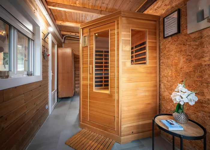 Le Des Pins Avec Et Sauna - Terrasse - Parking - Clim - Wifi * Sanchey